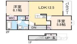 Ｙフォレスト長浜Ａ間取り図面