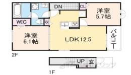 Ｙフォレスト長浜Ａ間取り図面