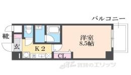 クレセールＴＷＯ間取り図面