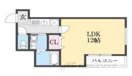 フジパレス南塚口Ⅵ番館間取り図面