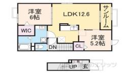 ドメーヌ・Ｍ間取り図面