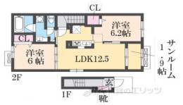 ハルモニアー間取り図面