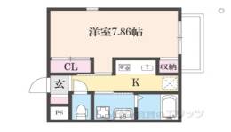 ATTRICE一乗寺間取り図面