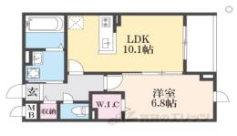 アーバンコート堀川西間取り図面
