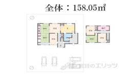 下戸山店舗戸建間取り図面