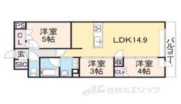 イニシア京都御所南間取り図面