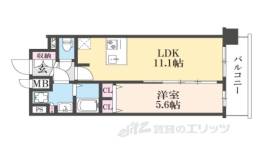 プレサンス十条凛華間取り図面