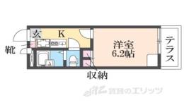 レオパレスサン・ビレッジ１間取り図面