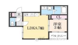 ハーモニーテラス花園伊町間取り図面