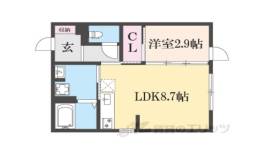 ユイストコート間取り図面