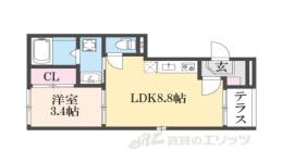 エーデルシュタイン花園伊町間取り図面
