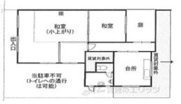 姉西洞院町1階店舗間取り図面