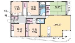 メゾン唐橋間取り図面