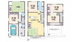 貸家間取り図面