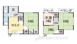 貸家間取り図面
