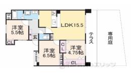 ダイアパレス枚方山田池公園間取り図面
