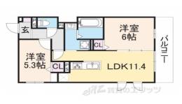 D-ROOM壬生森町間取り図面