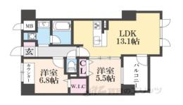 ティマー・レジデンシィ塚口間取り図面
