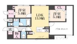 ティマー・レジデンシィ塚口間取り図面