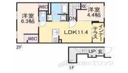 （仮称）城陽市寺田新築アパート間取り図面