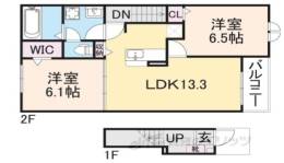 メゾン・レゾナンス１間取り図面
