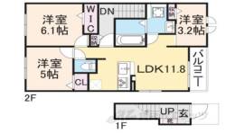 メゾン・レゾナンス２間取り図面