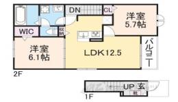 メゾン・レゾナンス３間取り図面
