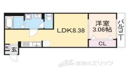 Ｆ＋ｓｔｙｌｅ大蓮北１号館間取り図面