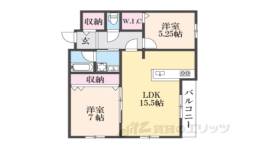 木津清水Ａ棟新築アパート間取り図面