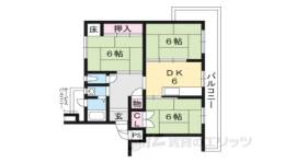 円明寺ヶ丘団地B棟間取り図面