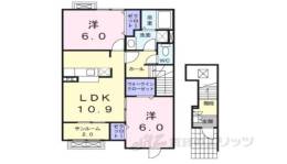 ヒルズ　キザキ　Ｂ間取り図面