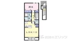 ヒルズ　キザキ　Ｃ間取り図面