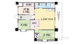 醍醐東市営住宅5棟間取り図面