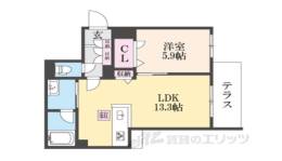 サンヴィアンテ長尾２間取り図面