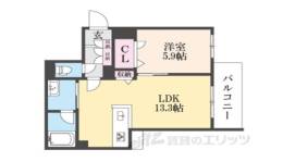 サンヴィアンテ長尾２間取り図面