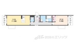 サンヴィアンテ長尾２間取り図面