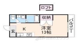 メゾンフェミニ富雄間取り図面