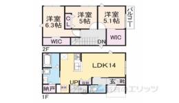 貸家間取り図面
