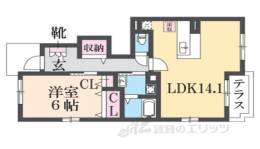 アルドーレ　ドゥエ間取り図面