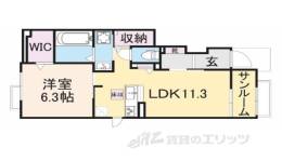 メゾン・シャトン２間取り図面