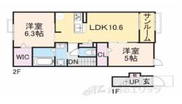 メゾン・シャトン２間取り図面