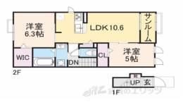 メゾン・シャトン２間取り図面