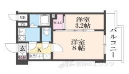ASCLAIRE京都西院間取り図面