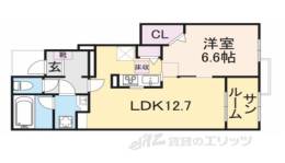 フォレ　フォート１間取り図面