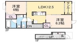 フォレ　フォート２間取り図面