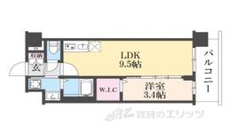 ソルテラス京都JUJO華間取り図面