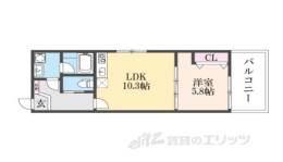 ジーニアススクエア四条高辻間取り図面