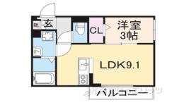 ビオット彦根B棟間取り図面