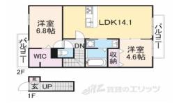 セジュール名和間取り図面