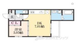 REGALEST五条大宮間取り図面